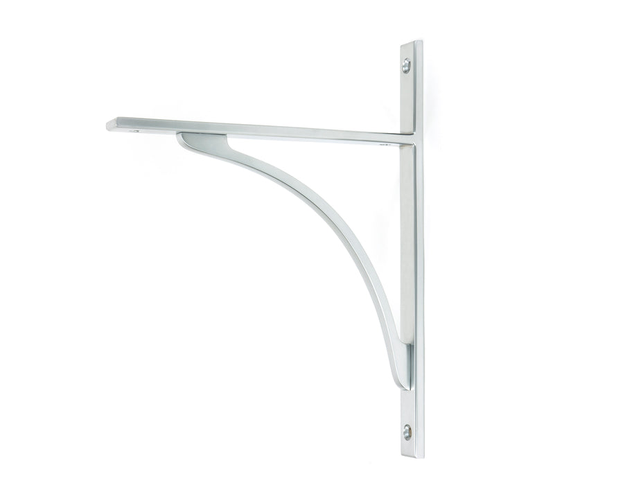 Satin Chrome Apperley Shelf Bracket (260mm x 200mm)