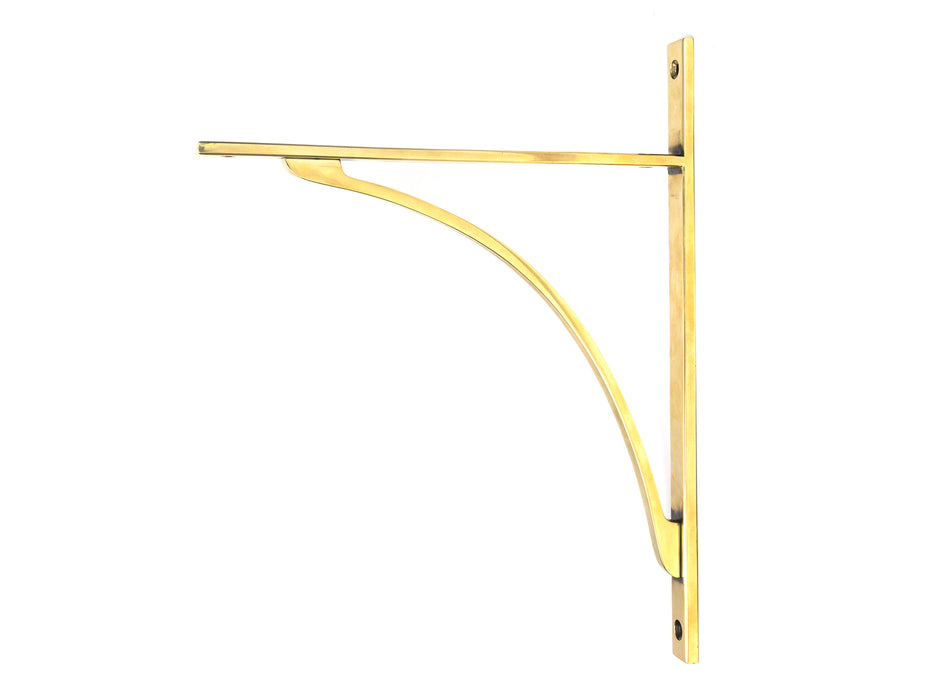 Aged Brass Apperley Shelf Bracket (314mm x 250mm)