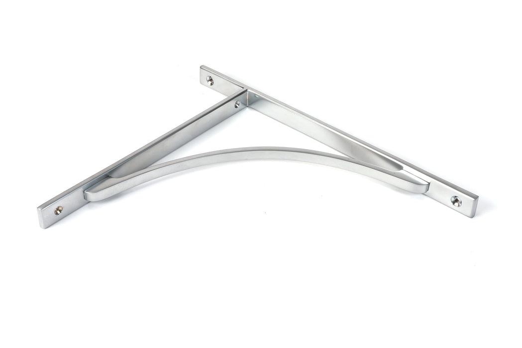 Satin Chrome Apperley Shelf Bracket (314mm x 250mm)