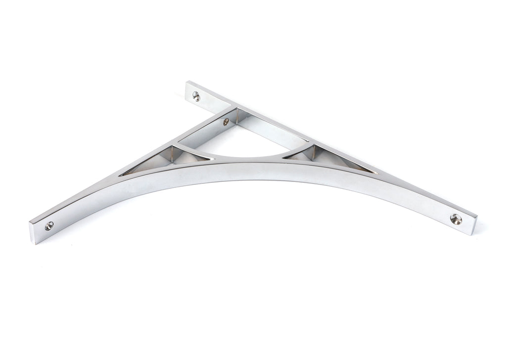 Polished Chrome Tyne Shelf Bracket (314mm x 250mm)