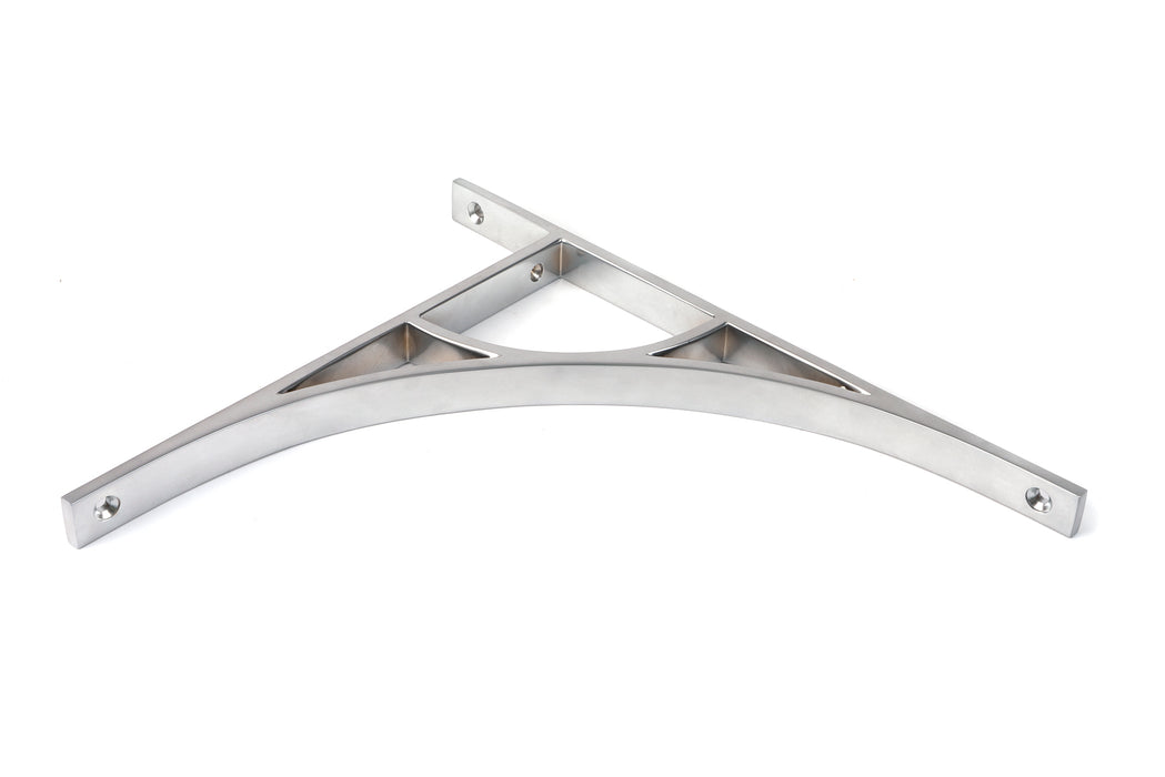 Satin Chrome Tyne Shelf Bracket (314mm x 250mm)