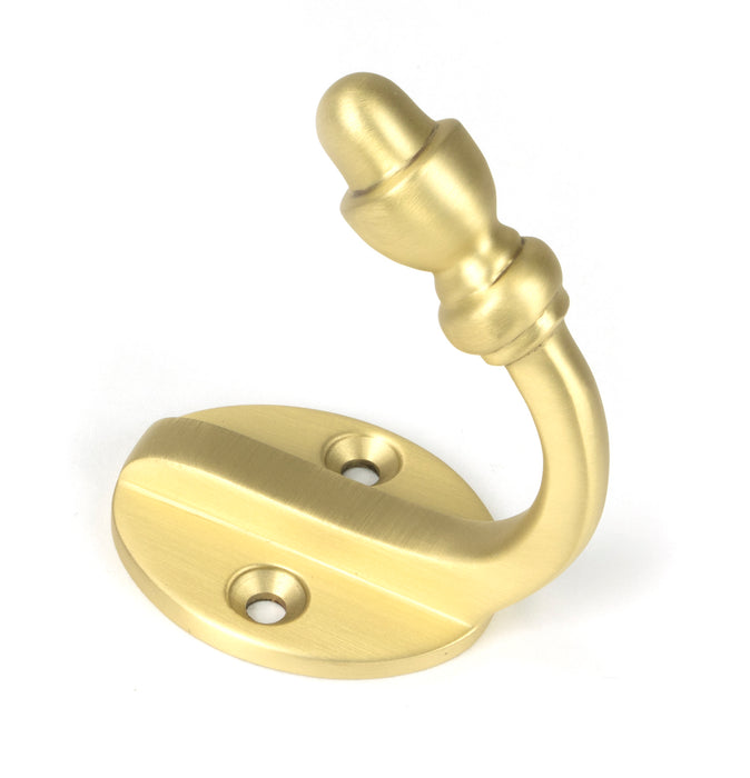 Satin Brass Coat Hook