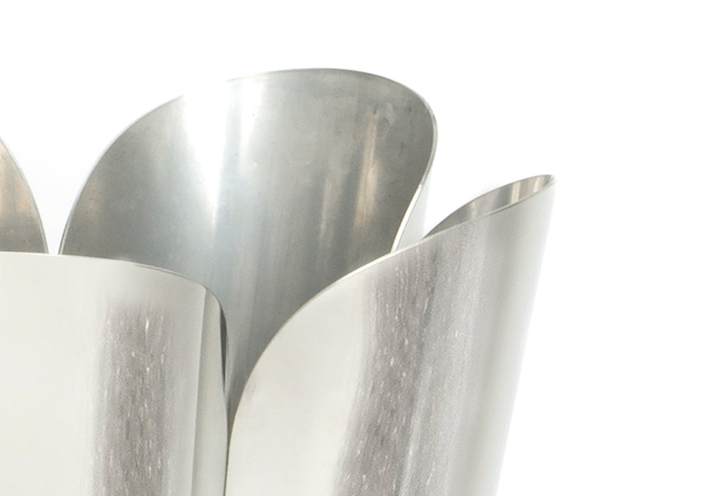 Polished Marine SS (316) 30cm Flora Pot (Drainage holes)