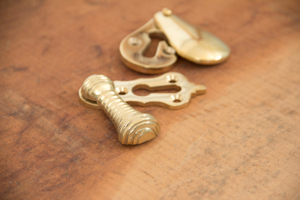 Polished Brass Beehive Escutcheon