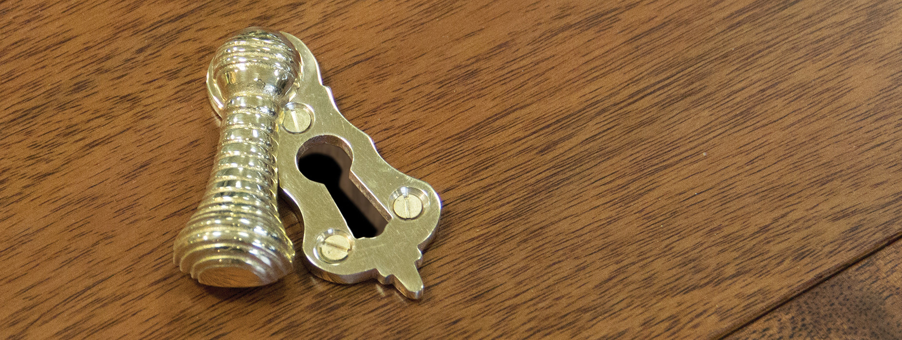 Polished Brass Beehive Escutcheon