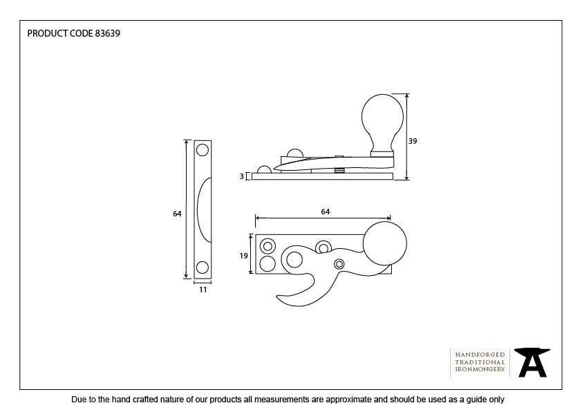 Black Sash Hook Fastener