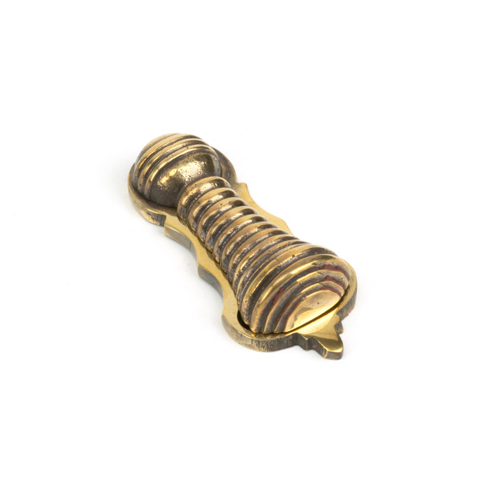 Aged Brass Beehive Escutcheon