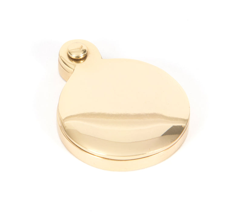 Polished Brass 30mm Round Escutcheon