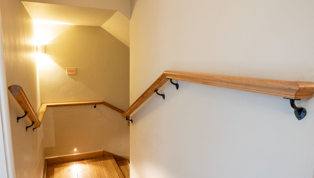 Black 3" Handrail Bracket