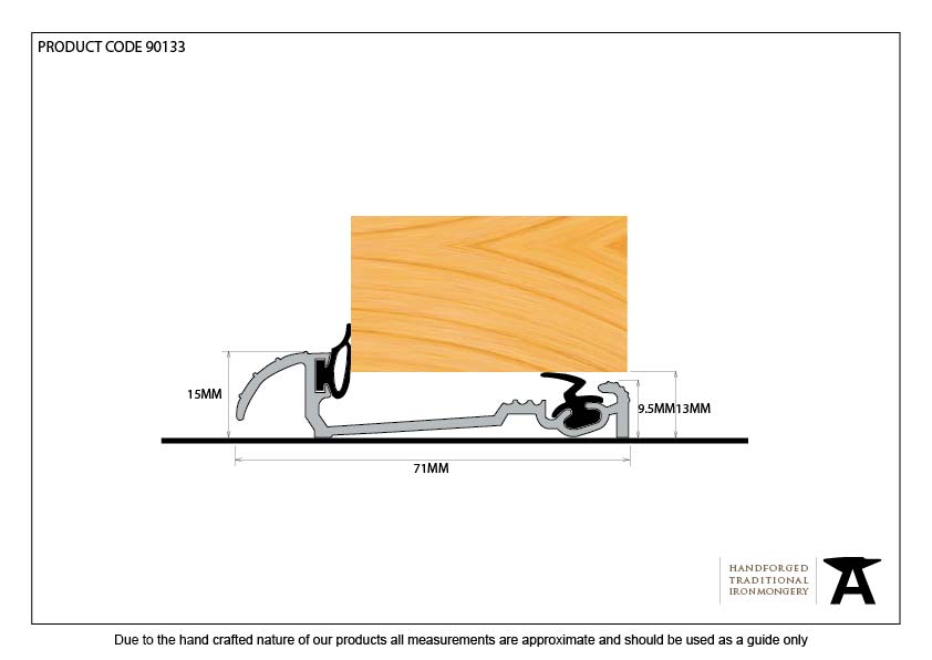 Aluminium 914mm Macclex 15/56 Threshold