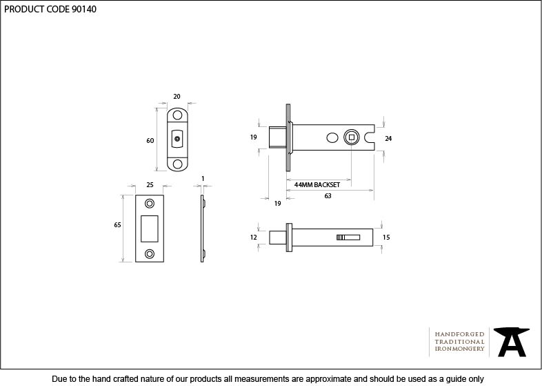 PVD 2_" Heavy Duty Tubular Deadbolt