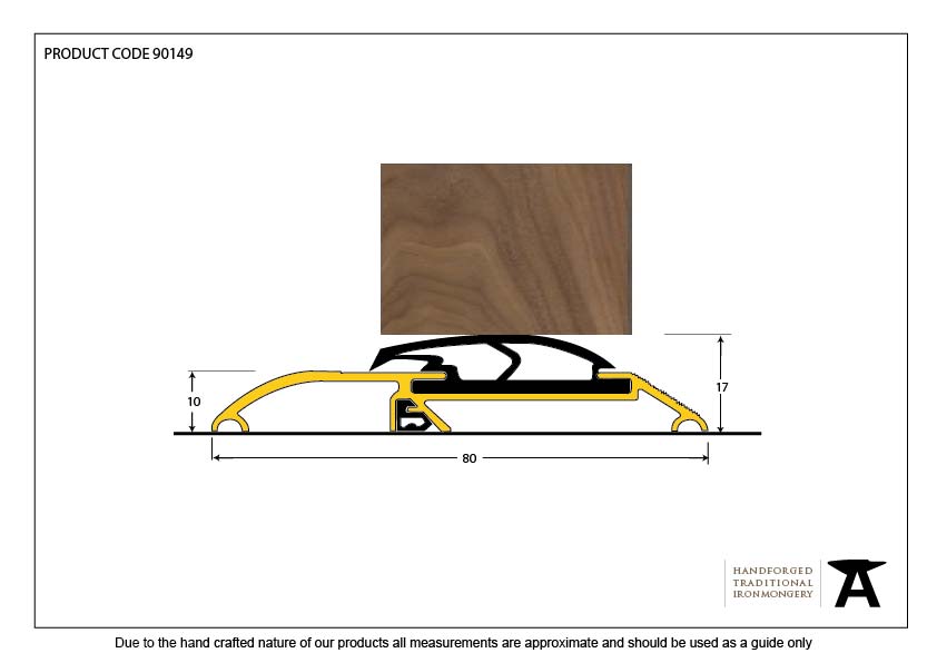 Gold 933mm Threshex Sill