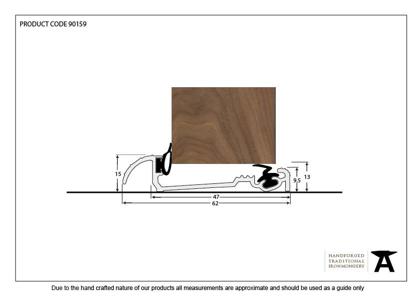 Aluminium 1219mm Macclex 15/2 Threshold