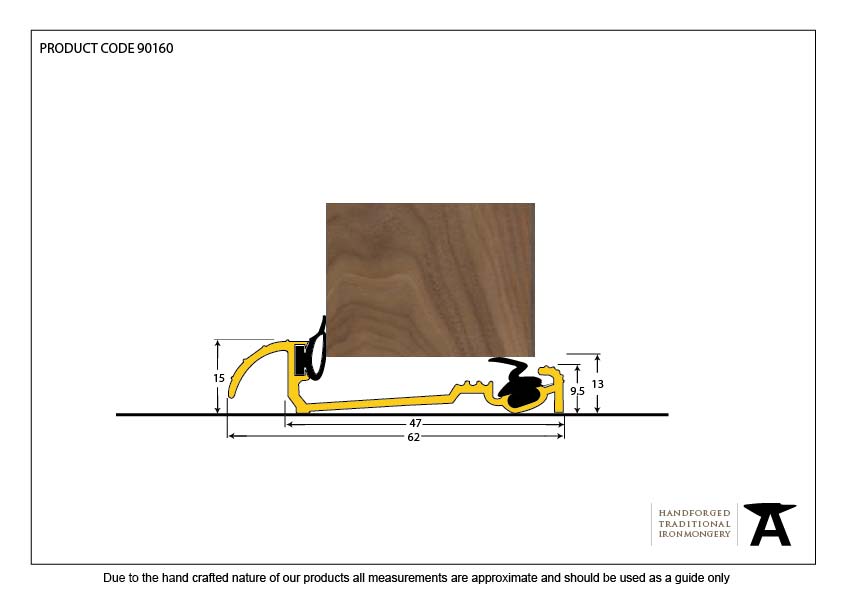 Gold 1219mm Macclex 15/2 Threshold