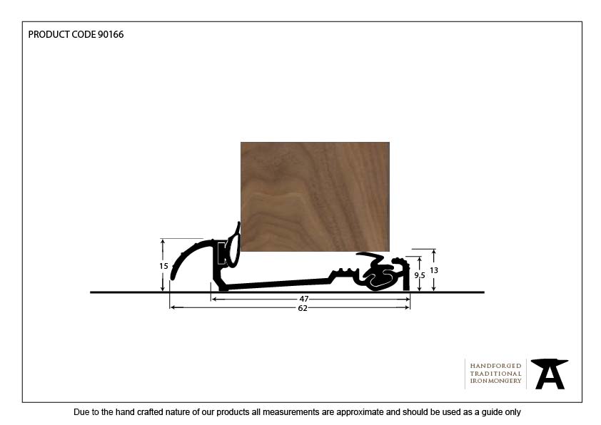 Black 1219mm Macclex 15/2 Threshold