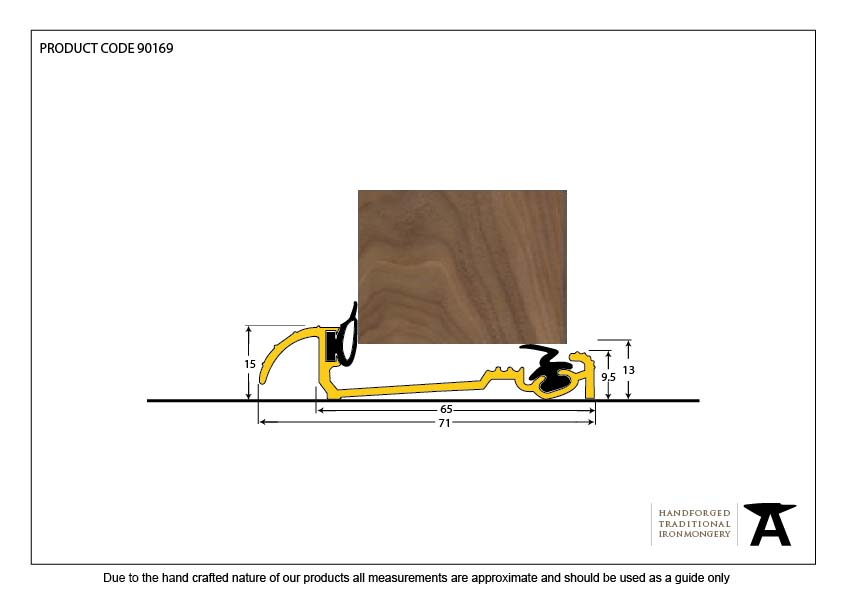 Gold 914mm Macclex 15/56 Threshold