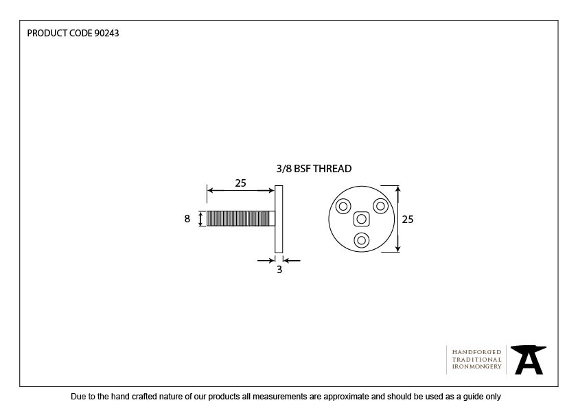 Threaded Imperial Taylors Spindle