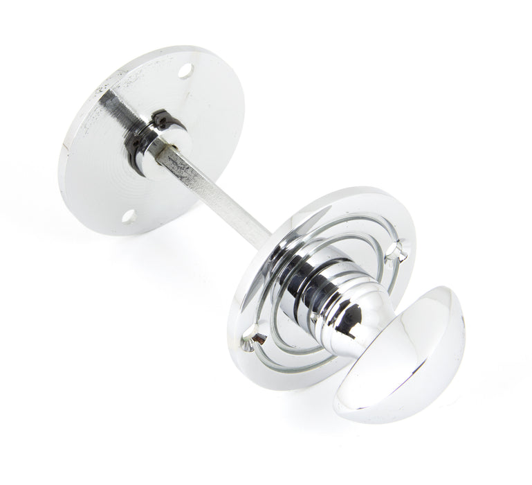 Polished Chrome Round Bathroom Thumbturn