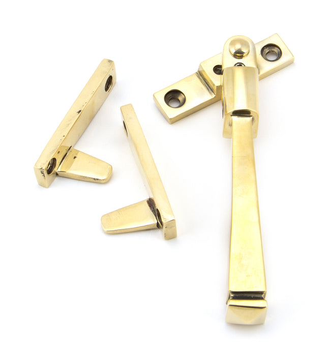 Aged Brass Night-Vent Locking Avon Fastener