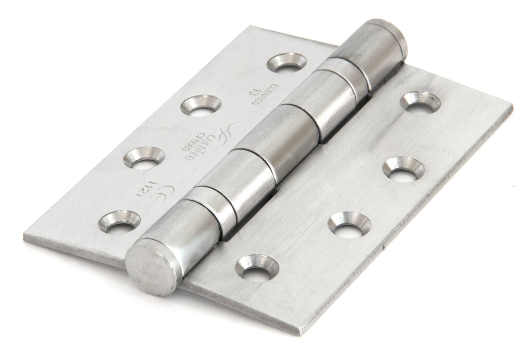 Satin SS 4" Ball Bearing Butt Hinge (pair) F/R