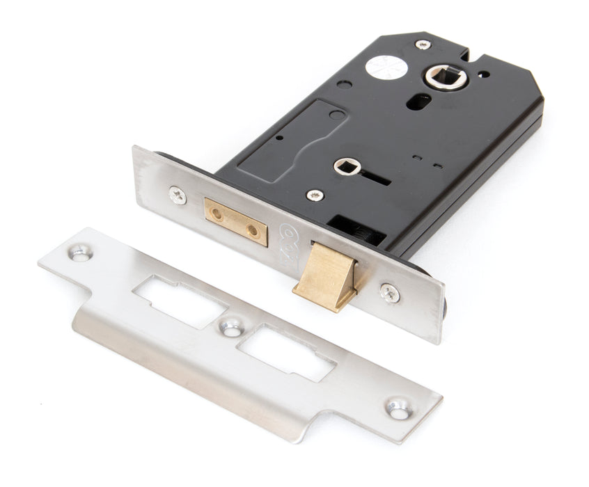 SS 5" Horizontal Bathroom Lock