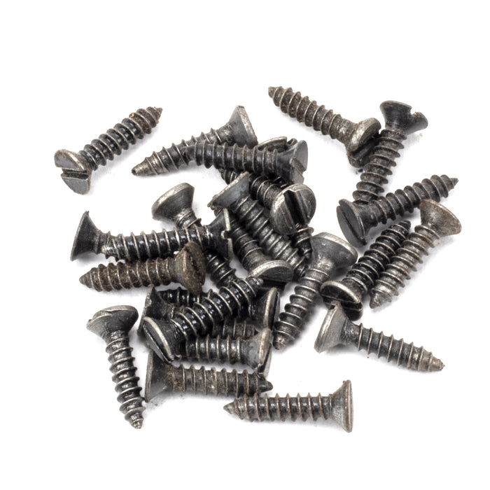 Pewter 4x_" Countersunk Screws (25)