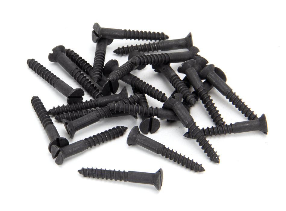 Black 8x1_" Countersunk Screws (25)