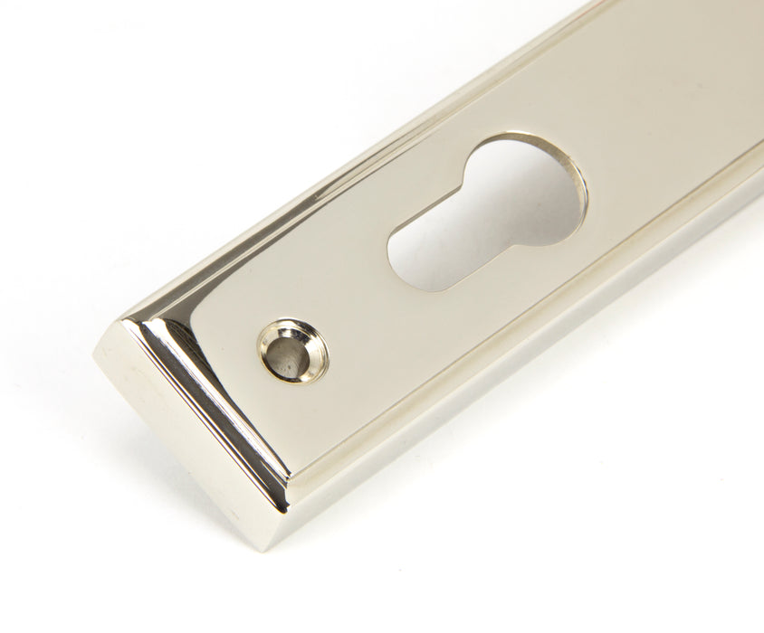 Polished Nickel Newbury Slimline Lever Espag. Lock Set