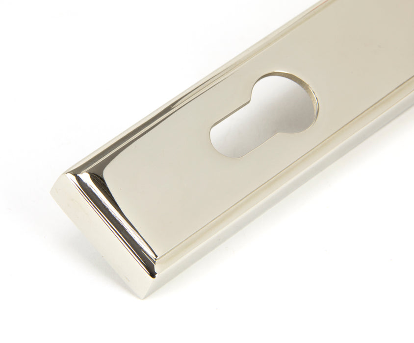 Polished Nickel Newbury Slimline Lever Espag. Lock Set