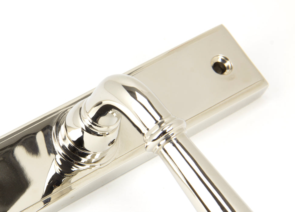 Polished Nickel Newbury Slimline Lever Espag. Lock Set