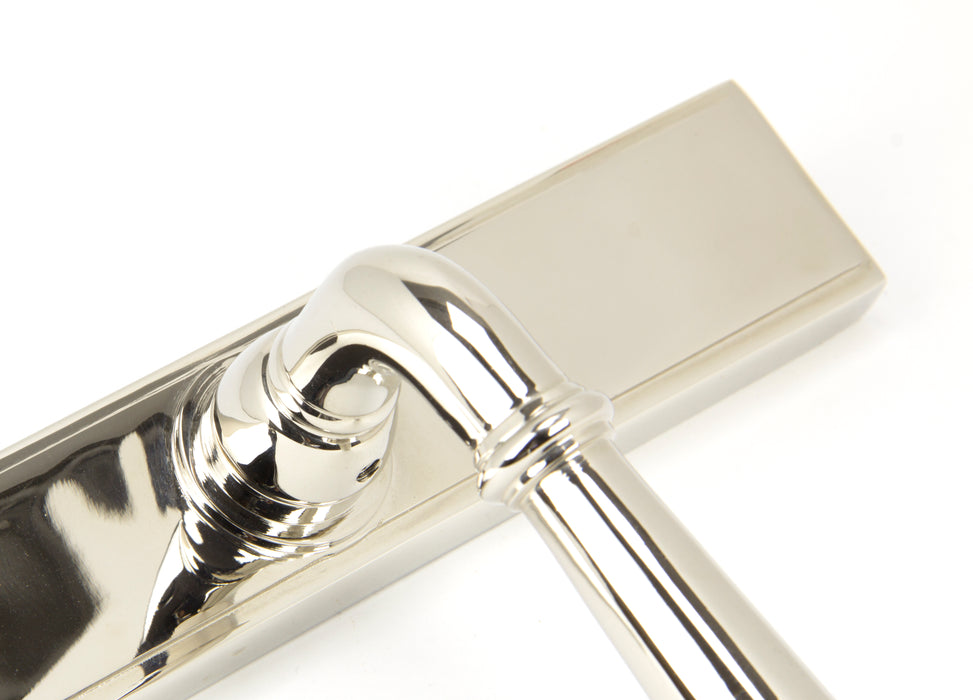 Polished Nickel Newbury Slimline Lever Espag. Lock Set