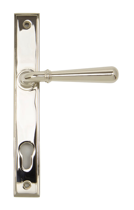 Polished Nickel Newbury Slimline Lever Espag. Lock Set