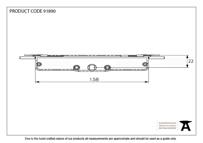 BZP Excal - Gearbox 22mm Backset (No Claws)