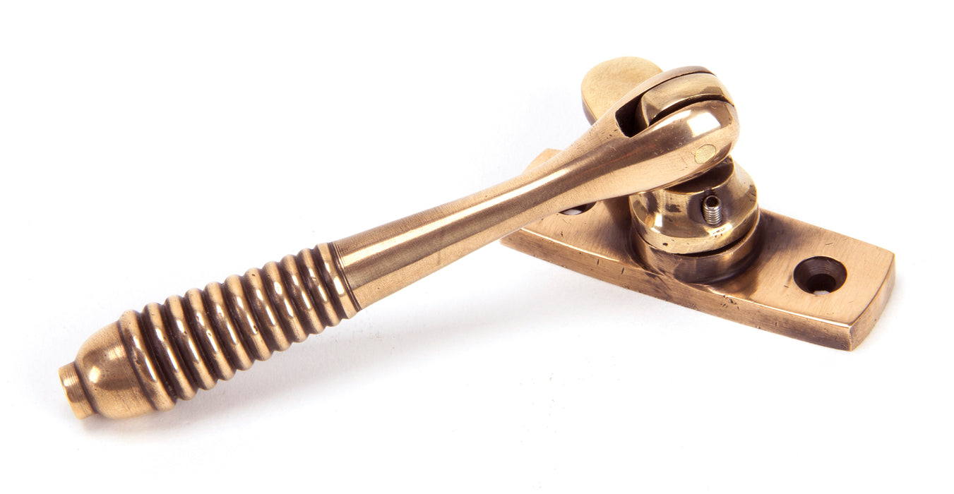 Polished Bronze Locking Reeded Fastener