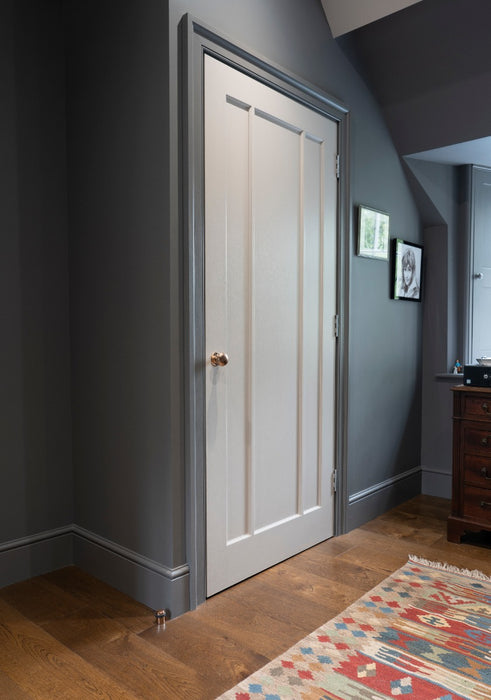 Polished Bronze Floor Mounted Door Stop