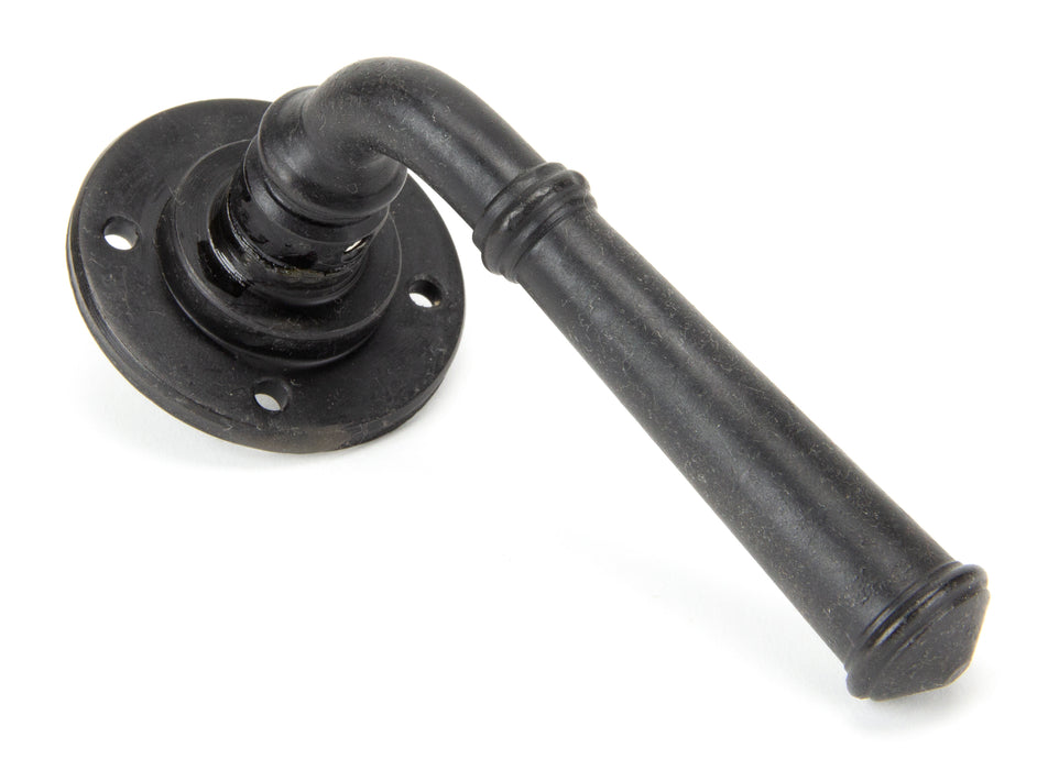 External Beeswax Regency Lever on Rose Set