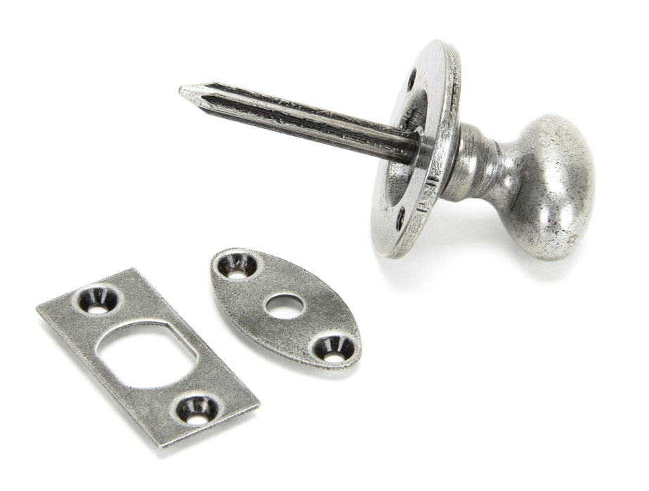 Pewter Oval Rack Bolt