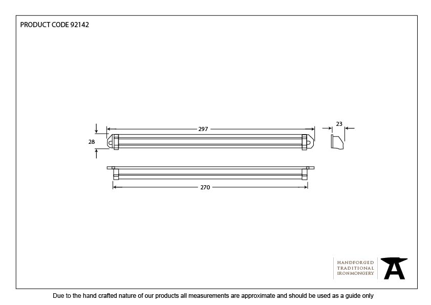 Aluminium Medium Canopy 297mm